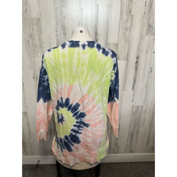 Old Navy Tie-Dye Long Sleeve Tunic Sweatshirt Multicolor Spiral small - Picture 4 of 5